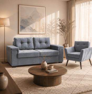 SOFA EXCLUSIVO TRES + POLTRONA ABBA 593