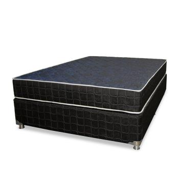 SOMIER STAR 1.40 ABBA AZUL|NEGRO