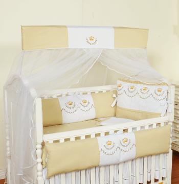 PROTECTOR DE CUNA BIBI REALEZA BLANCO BEIGE