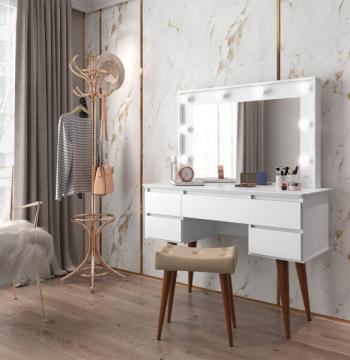 TOHALET CAMERIN STRASS PATRIMAR BLANCO
