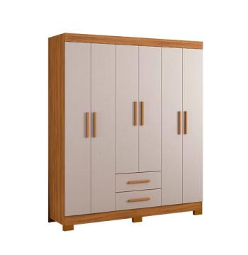 ROPERO 6 PUERTAS 2 CAJONES NT5130 NOTAVEL FREIJO TREND|OFF WHITE