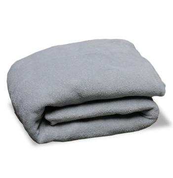 JUEGO DE SABANA PLUSH 1.40 ABBA CONFORT LINE GRIS