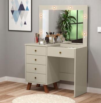 TOHALET CAMARIN 5 CAJONES MEL PATRIMAR OFF WHITE