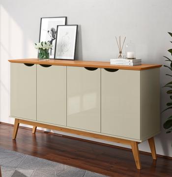 BUFFET 1600 4 PUERTAS PRISM PATRIMAR OFF WHITE|CINAMOMO