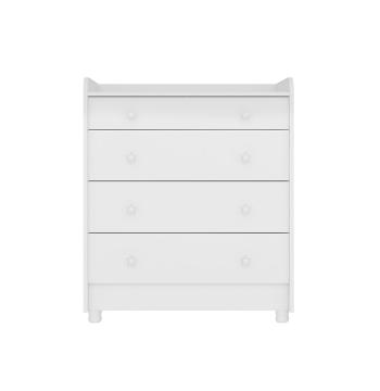 COMODA 4 CAJONES 2523 QMOVI BLANCO
