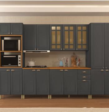 ALACENA DOBLE 4 PUERTAS FIRENZE 080 6171.52 INDEKES GRAFITE