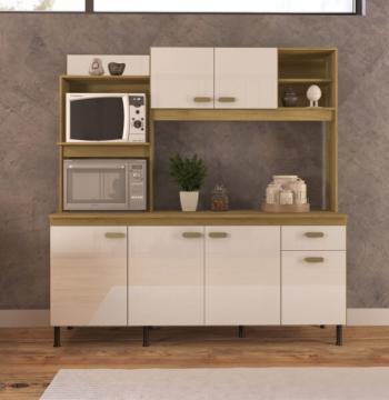 KIT COCINA 5 PUERTAS SEVILHA 182 INDÉKES CASTANI|OFF WHITE