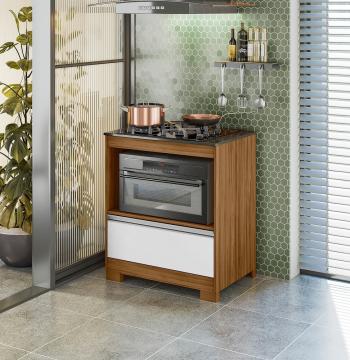 BALCON COOKTOP 750 1 CAJÓN TAMPO CORTADO NT3110 NOTÁVEL FREIJO TREND | BLANCO NEW | GRANIT