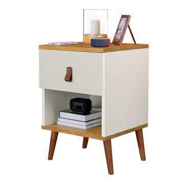 MESA DE LUZ 1 CAJON LARISSA J&A OFF WHITE | NATURE