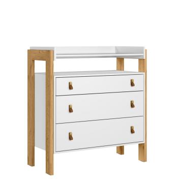 COMODA 3 CAJONES FANTASIA 4410 QMOVI BLANCO