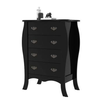 COMODA VITORIA PATRIMAR NEGRO