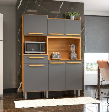 KIT COCINA 1325 6 PUERTAS 1 CAJÓN HAVAI FIORELLO FREIJO | GRAFITE
