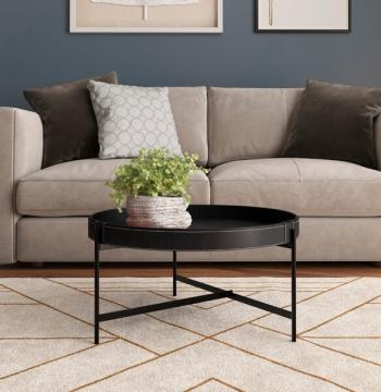 MESA CENTRO DÉCOR 600 PATRIMAR NEGRO