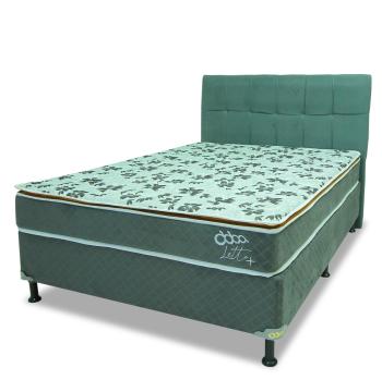 SOMIER LETTO MAS 160 BA+CO ABBA GRIS