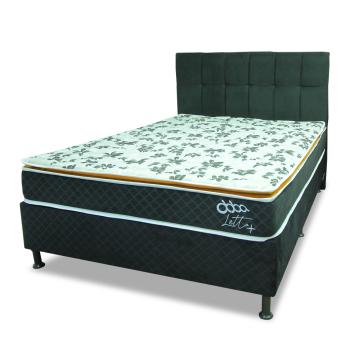 SOMIER LETTO MAS 160 BA+CO ABBA NEGRO