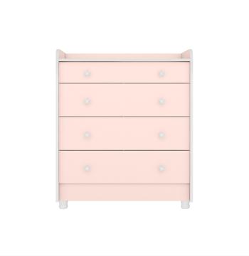 COMODA 4 CAJONES 2523 QMOVI ROSA