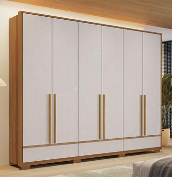 ROPERO 6 PUERTAS CON ESPEJO NT 6035 NOTAVEL FREIJO TREND | OFF WHITE
