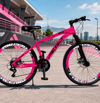 BICICLETA ARO 26 RBX AEROBIKES ROSA | NEGRO NEON