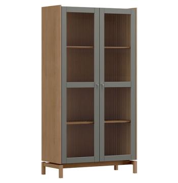 CRISTALERA 2 PUERTAS BARCELONA 180 2157VZ FINESTRA OAK/FERROLACK