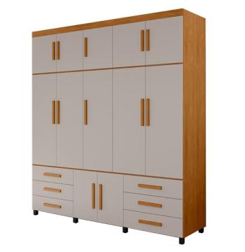 ROPERO 12 PUERTAS 6 CAJONES ASUNCION J&A NATURE OFF WHITE