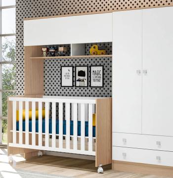 MODULO INFANTIL 2893 QMOVI CARVALLO|BLANCO