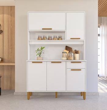 KIT COCINA 1200 5 PUERTAS 1 CAJON SINTRA INDEKES BLANCO