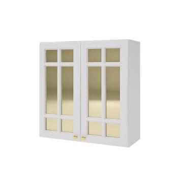 ARMARIO 2 PUERTAS FIRENZE 080 CON VIDRIO 6171.18 INDEKES BLANCO