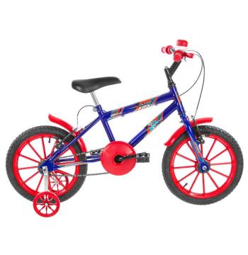 BICICLETA ARO 16 KIDS ULTRA BIKES AZUL|ROJO