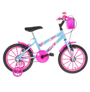 BICICLETA ARO 16 KIDS ULTRA BIKES AZUL BEBE|ROSA