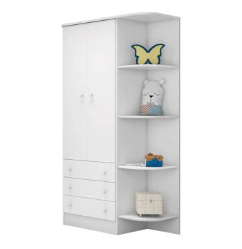 ROPERO 2 PUERTAS 825 QMOVI BLANCO