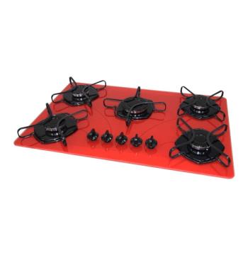 COOKTOP 5 HORNALLAS ABBATEC ROJO