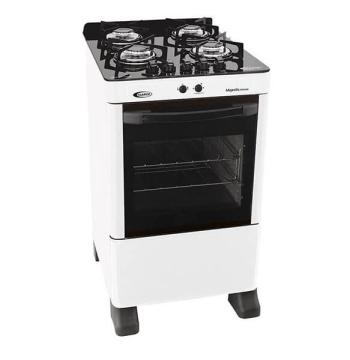 COCINA 4 HORNALLAS MAGESTIC GLASS CLARICE BLANCO