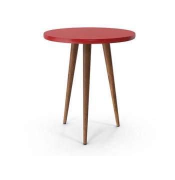 MESA LATERAL LEG PATRIMAR ROJO