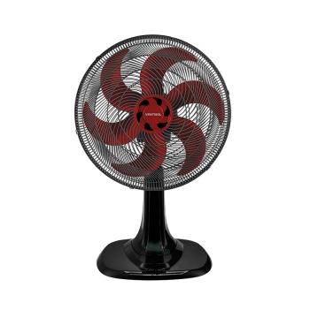 VENTILADOR DE MESA 30 CM TURBO 6 ASPAS VENTISOL ROJO