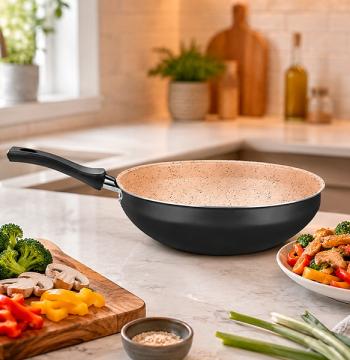 SARTÉN WOK CRISTAL N24 8502 MTA NEGRO