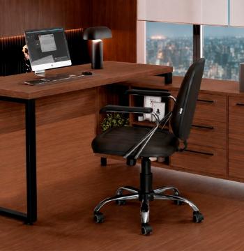 CONJUNTO 160X061 MESA SUPREMA 13.007.1 LADO DERECHO GIOBEL NOCE|NEGRO
