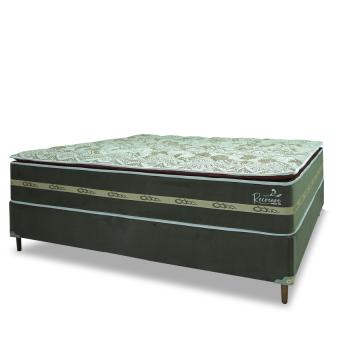 SOMIER RECREARE S PILLOW TOP 160 BA+CO ABBA MARRÓN