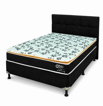 SOMIER LETTO MAS 100 BA+CO+CA ABBA NEGRO