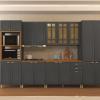 ALACENA DOBLE 4 PUERTAS FIRENZE 080 6171.52 INDEKES GRAFITE