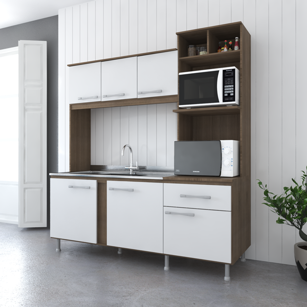 KIT COCINA SANTIAGO SALMAR ALMENDRA BLANCO