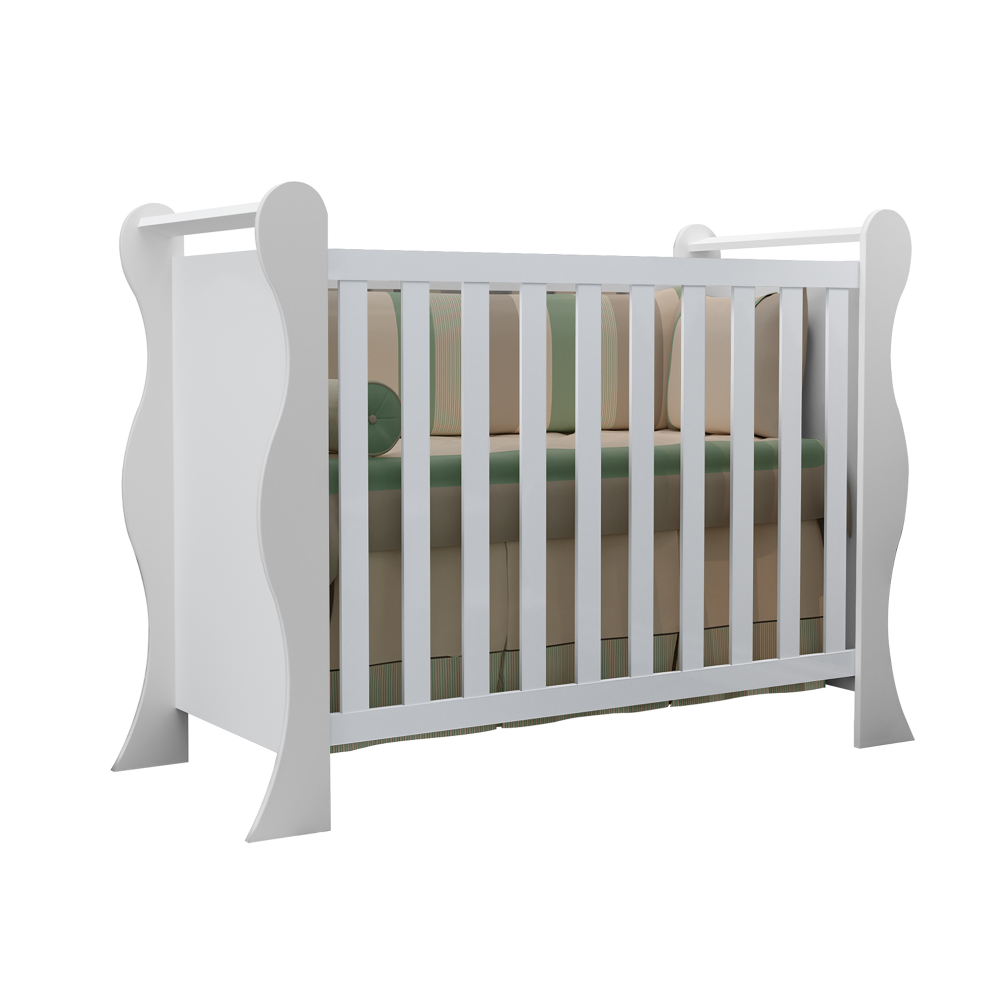 CUNA MINI CAMA PROVENZAL J&A BLANCO