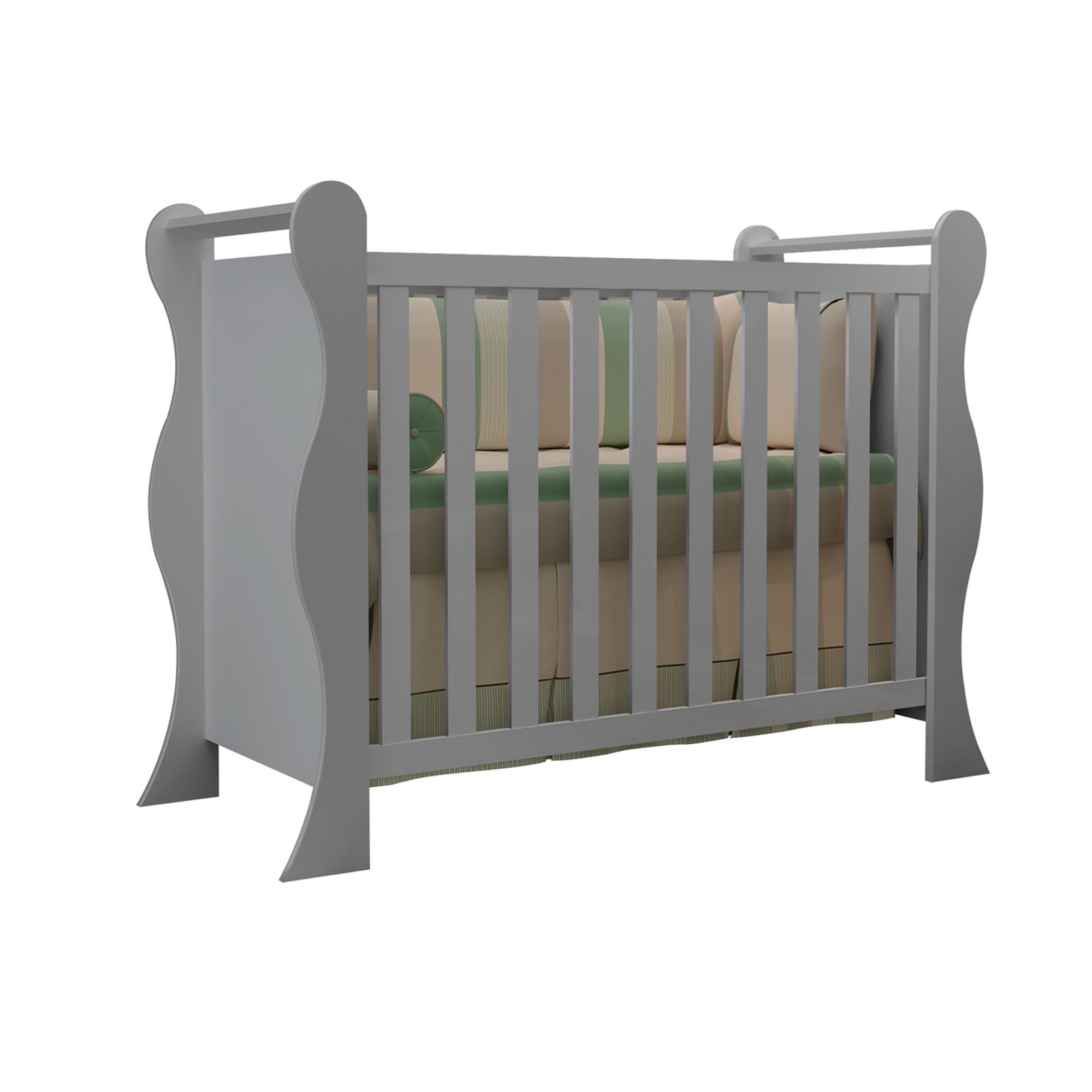 CUNA MINI CAMA PROVENZAL J&A GRIS
