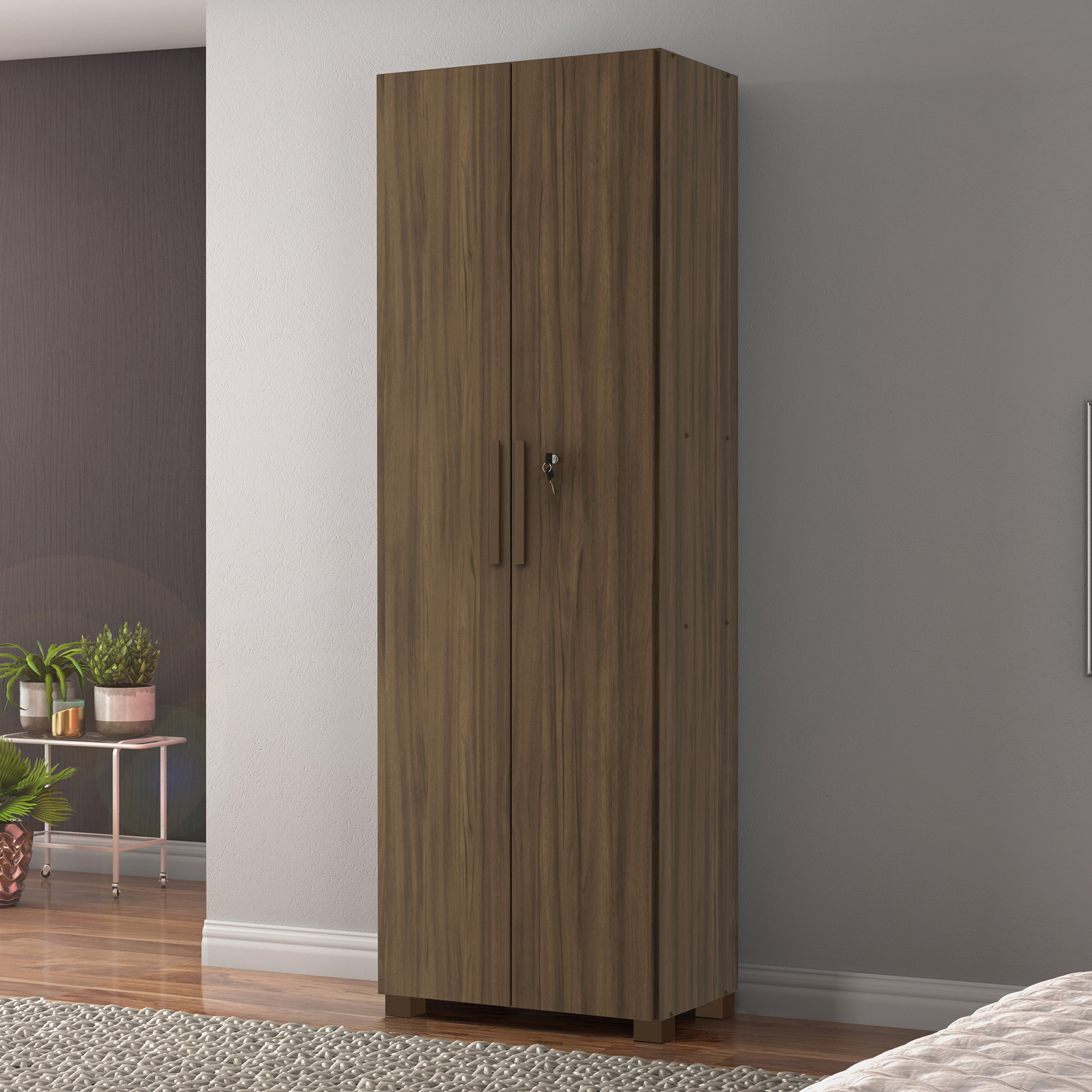 MULTIUSO 2 PUERTAS CON LLAVE NT4020 NOTAVEL NOGAL TREND