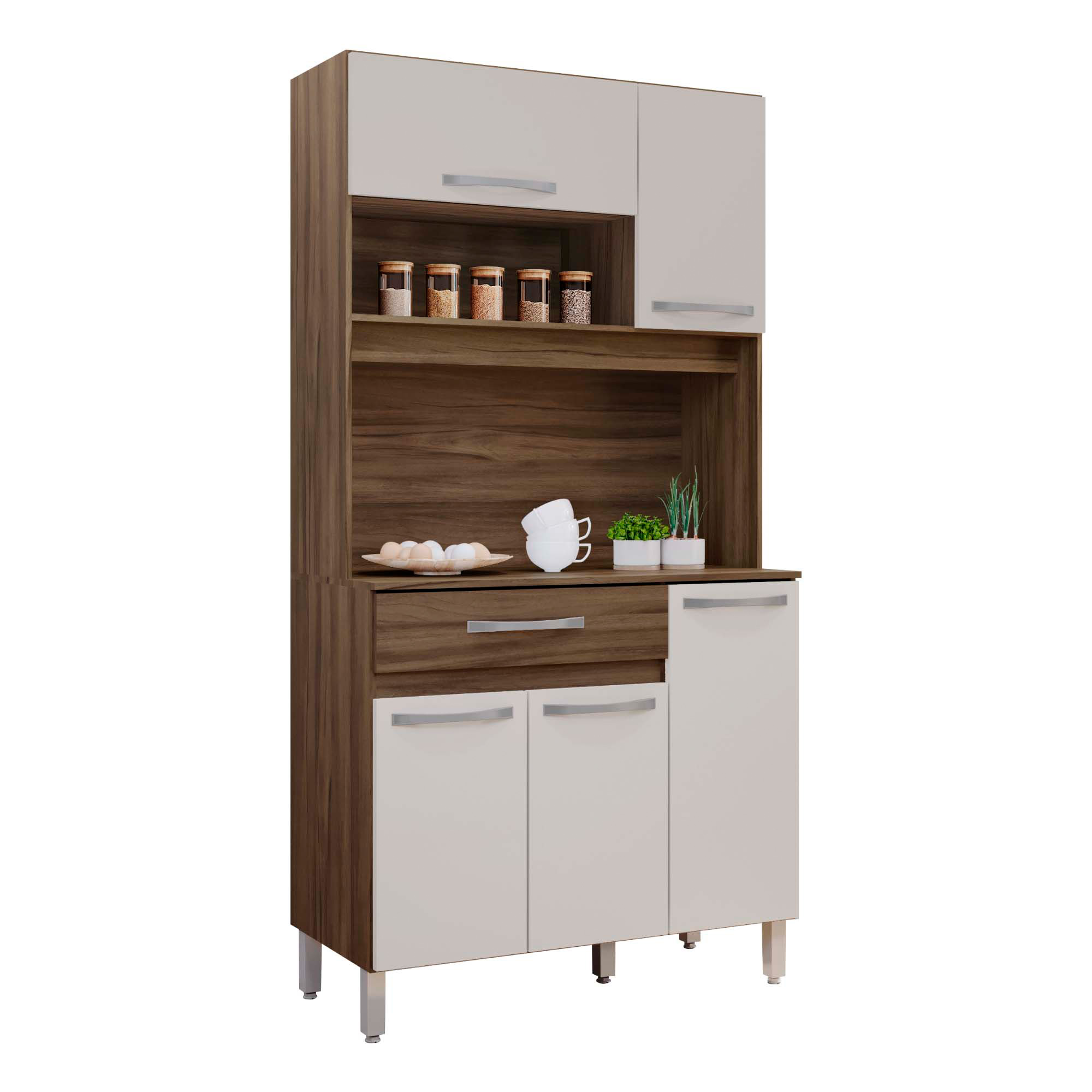 KIT COCINA NT3095 NOTAVEL NOGAL TREND|OFF WHITE