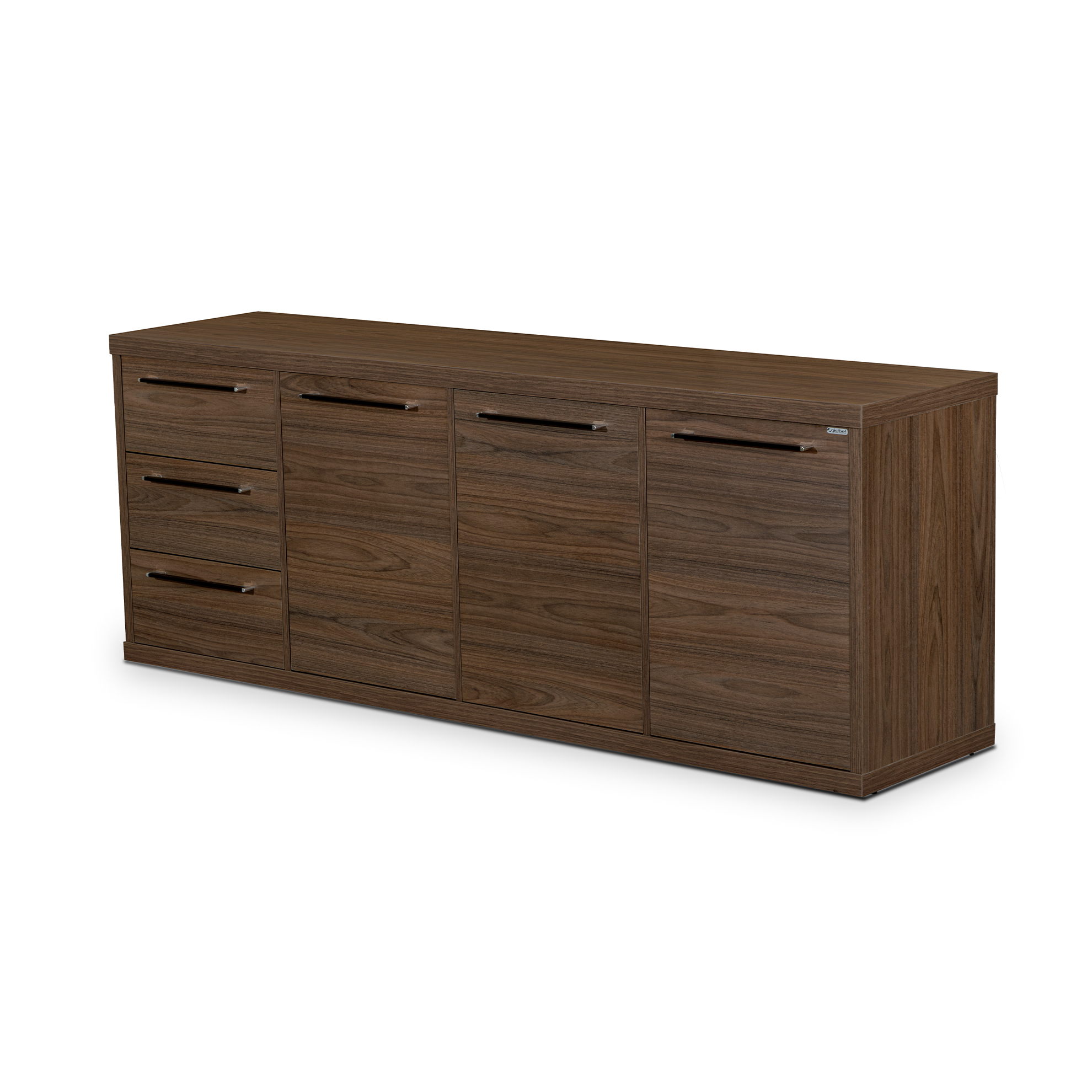 ARMARIO 186 BALCON  EVOLUTION 18.003.0 3 PUERTAS 3 CAJONES GIOBEL NOGAL