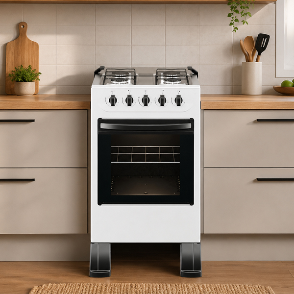 COCINA 4 HORNALLAS MBARETE NEW ABBATEC BLANCO
