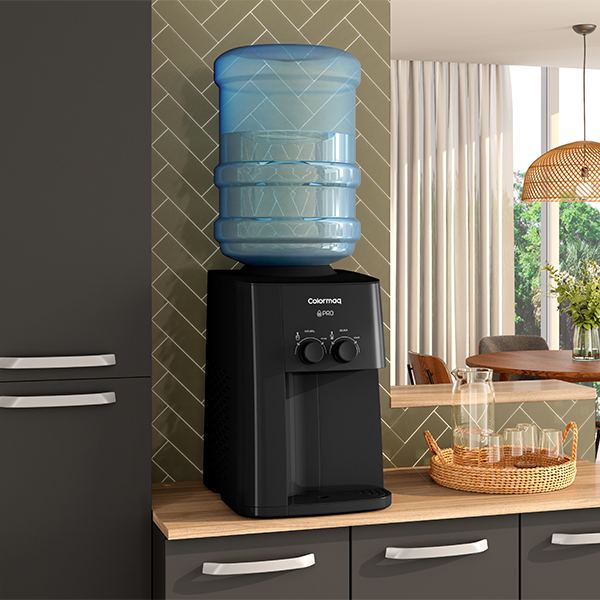BEBEDERO REFRIGERADOR DE AGUA PRO COLORMAQ NEGRO