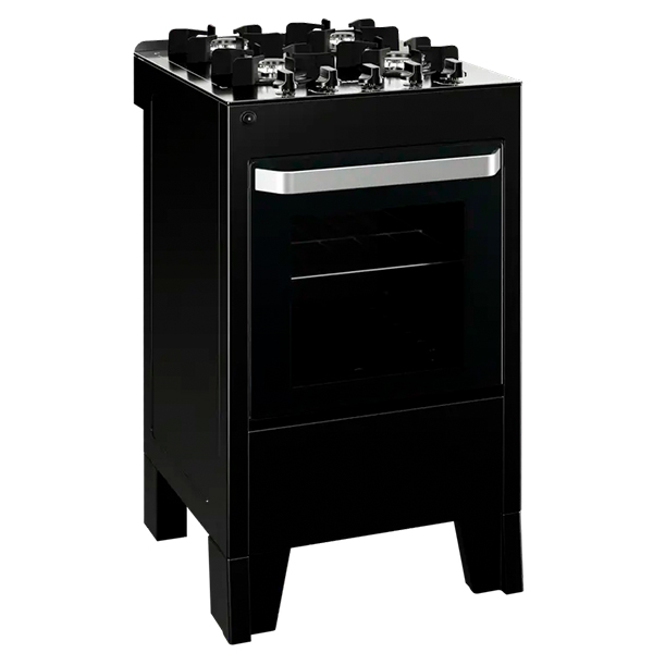 COCINA 4 HORNALLAS HORUS GERAL ABBATEC NEGRO