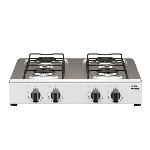 COCINA 4 HORNALLAS MINI SLIM ABBATEC BLANCO