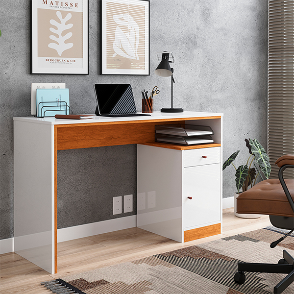 MESA COMPUTADORA OFFICE NEW J&A OFF WHITE|NATURE